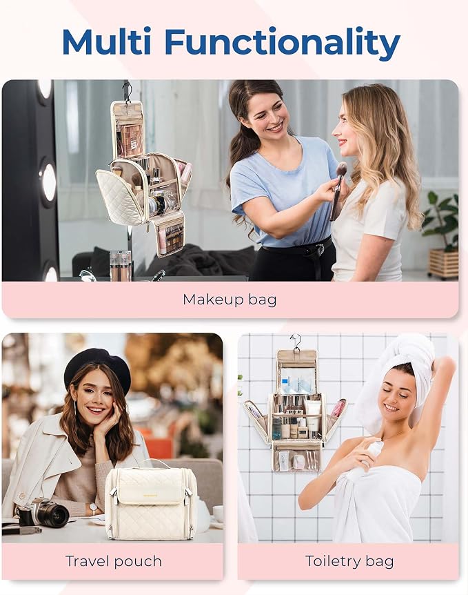 BAGSMART Makeup Bag for Women - Image 4