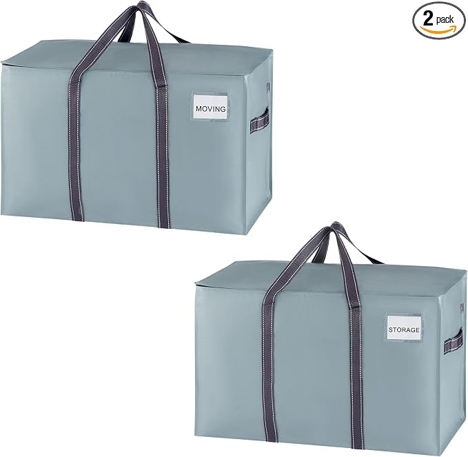 VENO 2 Pack Moving Bags, Heavy Duty, Moving Boxes Alternative, Packing Storage by Veno