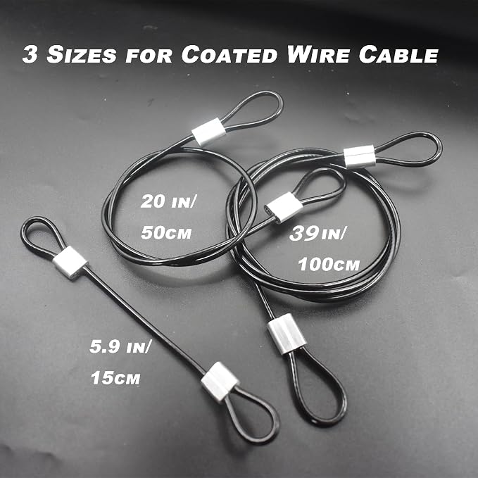 20 pcs 6 inch 3mm Thickness Stainless Steel Wire Cable - Image 5