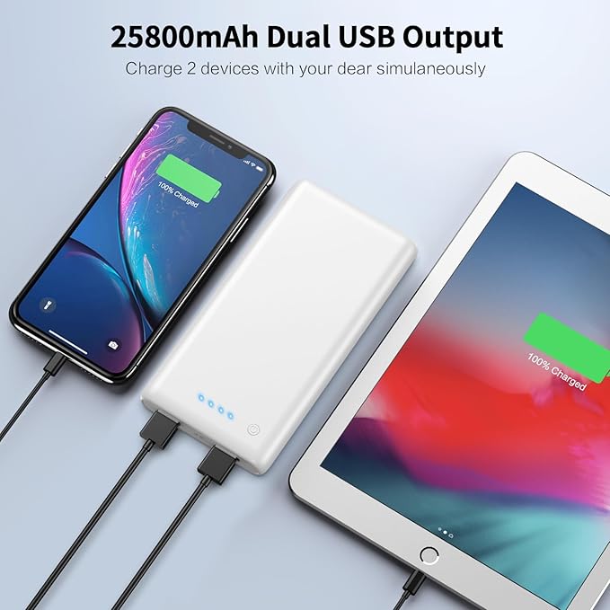 Portable Charger Power Bank 25800mAh Huge Capacity External Battery Pack - Image 2
