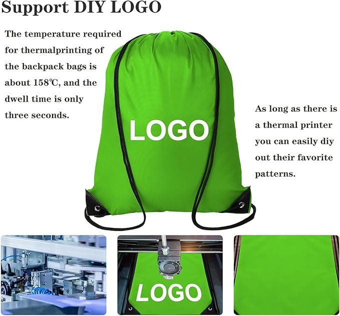 600Pcs Drawstring Backpack Bags String Backpack Sports Sack Pack Bulk Cinch - Image 3