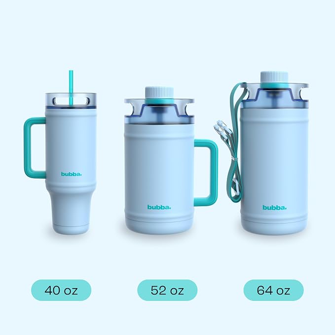 bubba 40 oz Insulated Stainless Steel Tumbler with Handle and Straw - Leakproof, Dishwasher Safe, Cup Holder Tumbler, Lead-Free and BPA-Free, Daydreamin' - Image 6