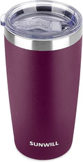 SUNWILL Travel Coffee Tumbler 20 oz, Insulated Mug by SUNWILL