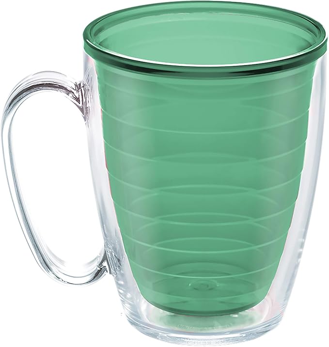 Tervis Clear & Colorful Tabletop - Bright Colors Mug Collection Made in USA Double Walled Insulated Tumbler Travel Cup Keeps Drinks Cold & Hot, 16oz Mug - 4pk, Assorted - Image 2