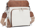 Crossbody Purse for Women, Lightweight Medium Crossbody Bag Soft Leather by Roulens