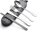 DEVICO Camping Utensils, Portable Travel Utensils by DEVICO