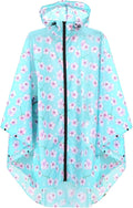 ANYOO Waterproof Rain Poncho Lightweight Reusable Hiking Hooded Coat Jacket by Anyoo