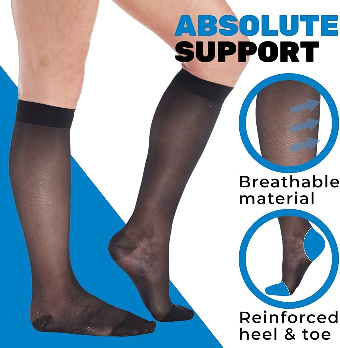 Made in USA - Plus Size Compression Stockings - Image 4