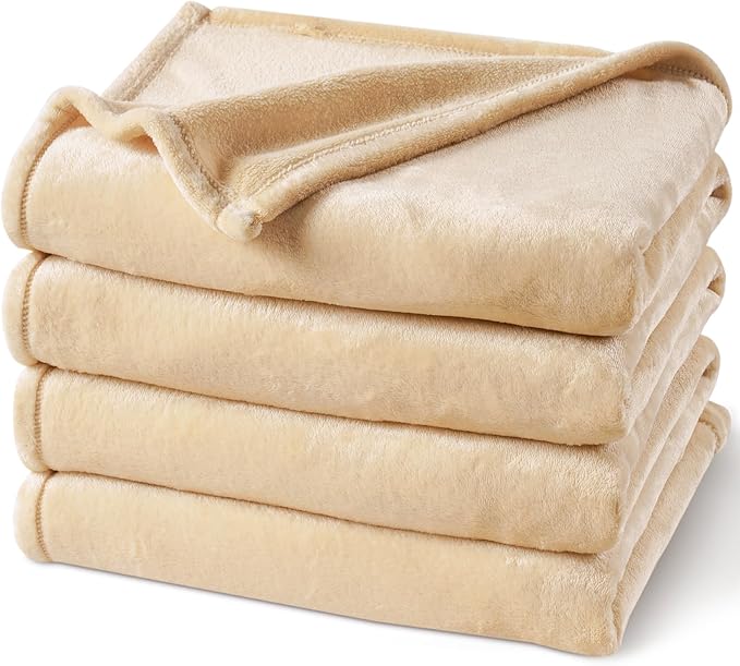 PHF Ultra Soft Fleece Blanket King Size, No Shed No Pilling Luxury Plush Cozy by PHF