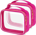 Travel Toiletry Bag, 2 Pack Clear Makeup Bags by FAYORORY