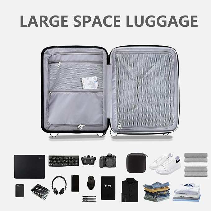 28 Inch Luggage with Spinner Wheels, Lightweight Expandable PC Hardside Large - Image 4