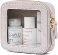 Popvibe Clear Makeup Bag Travel Cosmetic Case Transparent Toiletry Bag by POPVIBE