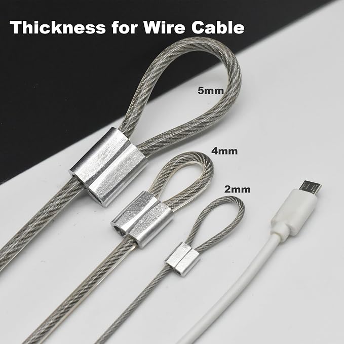 10 Pcs 4mm Wire 12 inch Vinyl Coated Stainless Steel Cable - Image 3