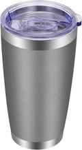 VEGOND 20oz Tumbler with Lid and Straw Stainless Steel Tumbler Cup Vacuum by VEGOND
