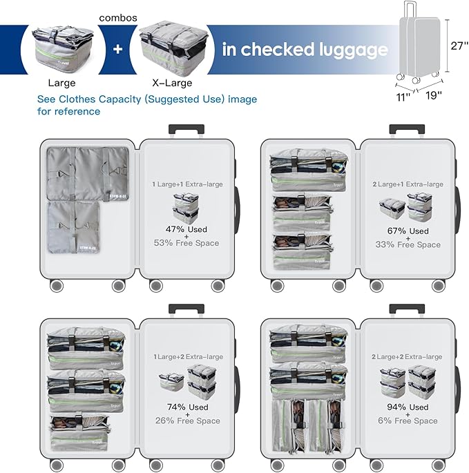 Stow-N-Go Travel Luggage Organizer – Portable Hanging Travel Shelves, Carry-On - Image 6