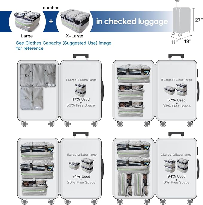 Grand Fusion Stow-N-Go Portable Hanging Travel Shelves, Packing Organizer - Image 6