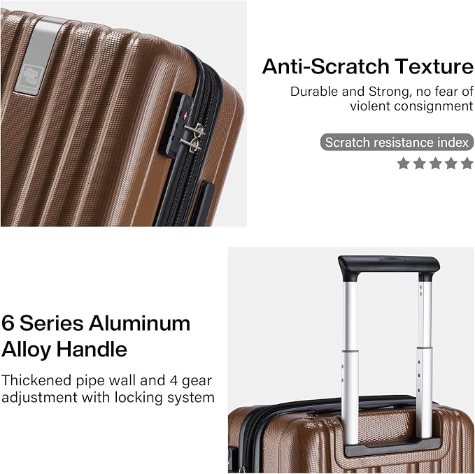 Hanke 20 Inch Expandable Carry on Luggage 22x14x9 Airline Approved Lightweight - Image 6