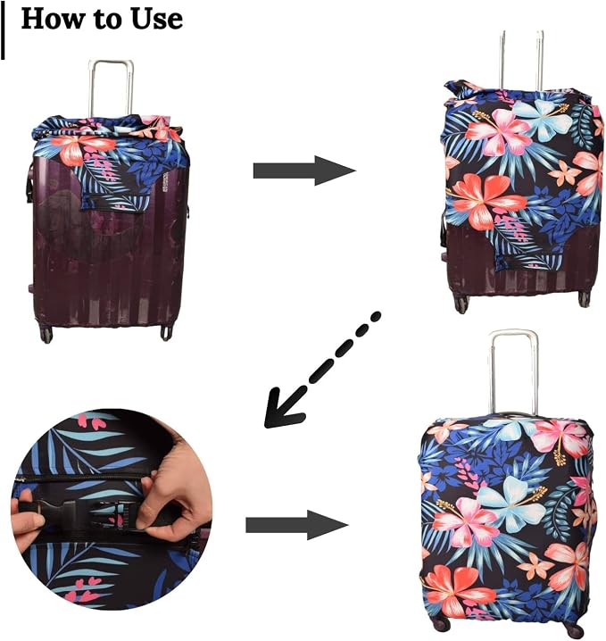 Luggage Cover, Protective Washable Suitcase Cover - Image 6