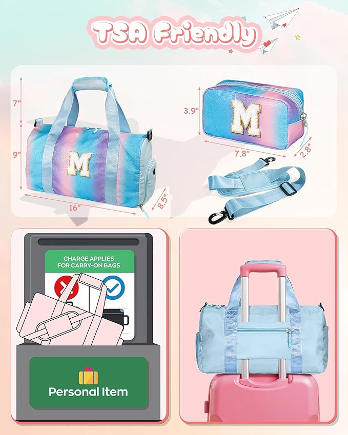 Kindergarten Gift Ideas-Girl Gym Bag - Image 3