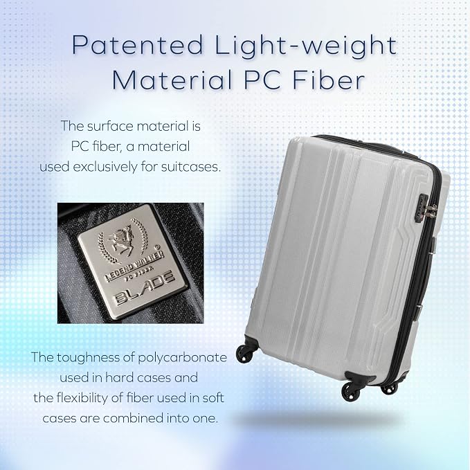 LEGEND WALKER BLADE-Ultralight PC Fiber Luggage 30-inch, 5604-70-WHCB - Image 3