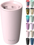TILUCK 20 oz Insulated Tumbler with BPA-Free Lid, Stainless Steel Vacuum Travel Coffee Mug, Double Wall Coffee Tumbler （20oz，Matte LightPink） by TILUCKBringsGoodLuck