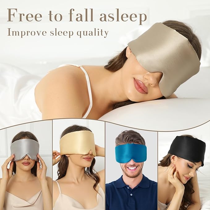 100% Mulberry Silk Sleep Mask Eye Mask - Image 6