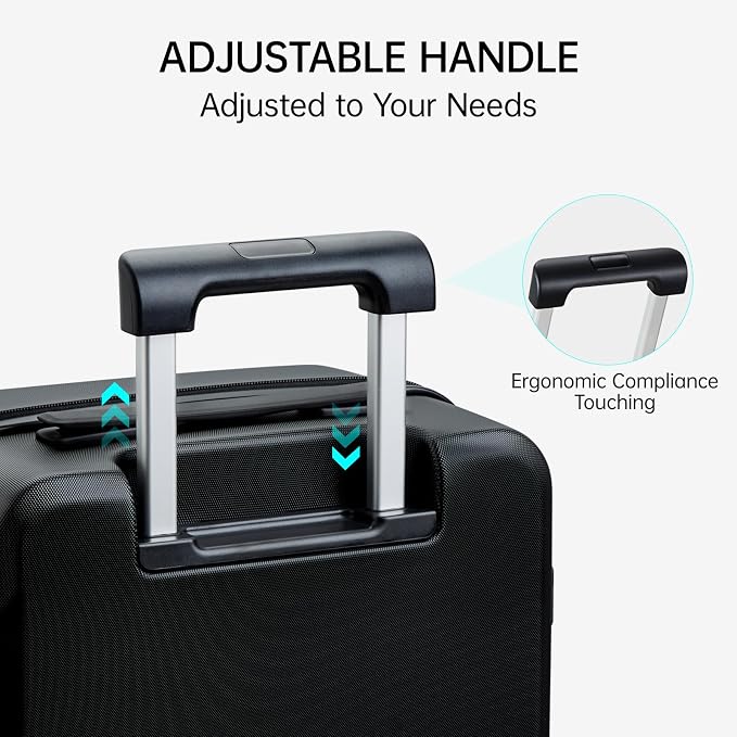MILADA 20 inch Carry On Luggage 22x14x9 Airline Approved - Image 8