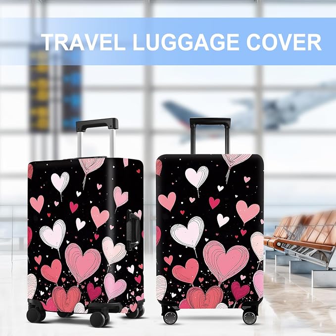 Luggage Cover Washable Suitcase Protector Anti-Scratch, Stretchable Fit - Image 5