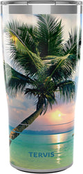 Tervis Traveler Sunset in Paradise Triple Walled Insulated Tumbler Travel Cup Keeps Drinks Cold & Hot, 30oz, Stainless Steel by TervisTumblerCompany