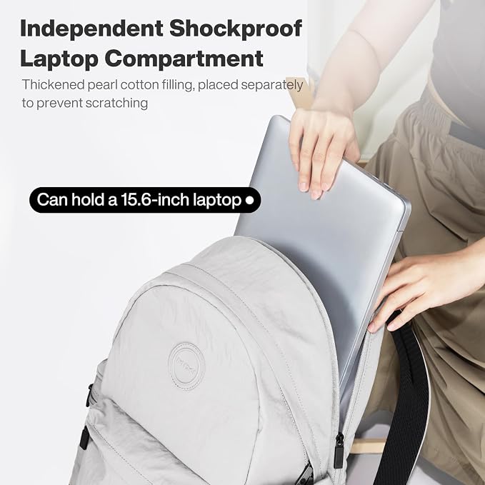 mixi Outdoor Lightweight Backpack Casual Carry On Laptop Backpack Travel Bookbag - Image 5