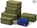 Compression Travel Packing Cubes, 6 Set Expandable Luggage Organizer Bags by SOARSAIL