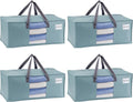 VENO 4 Pack Moving Bags for College, Heavy-Duty Storage Totes, Moving Boxes and by Veno