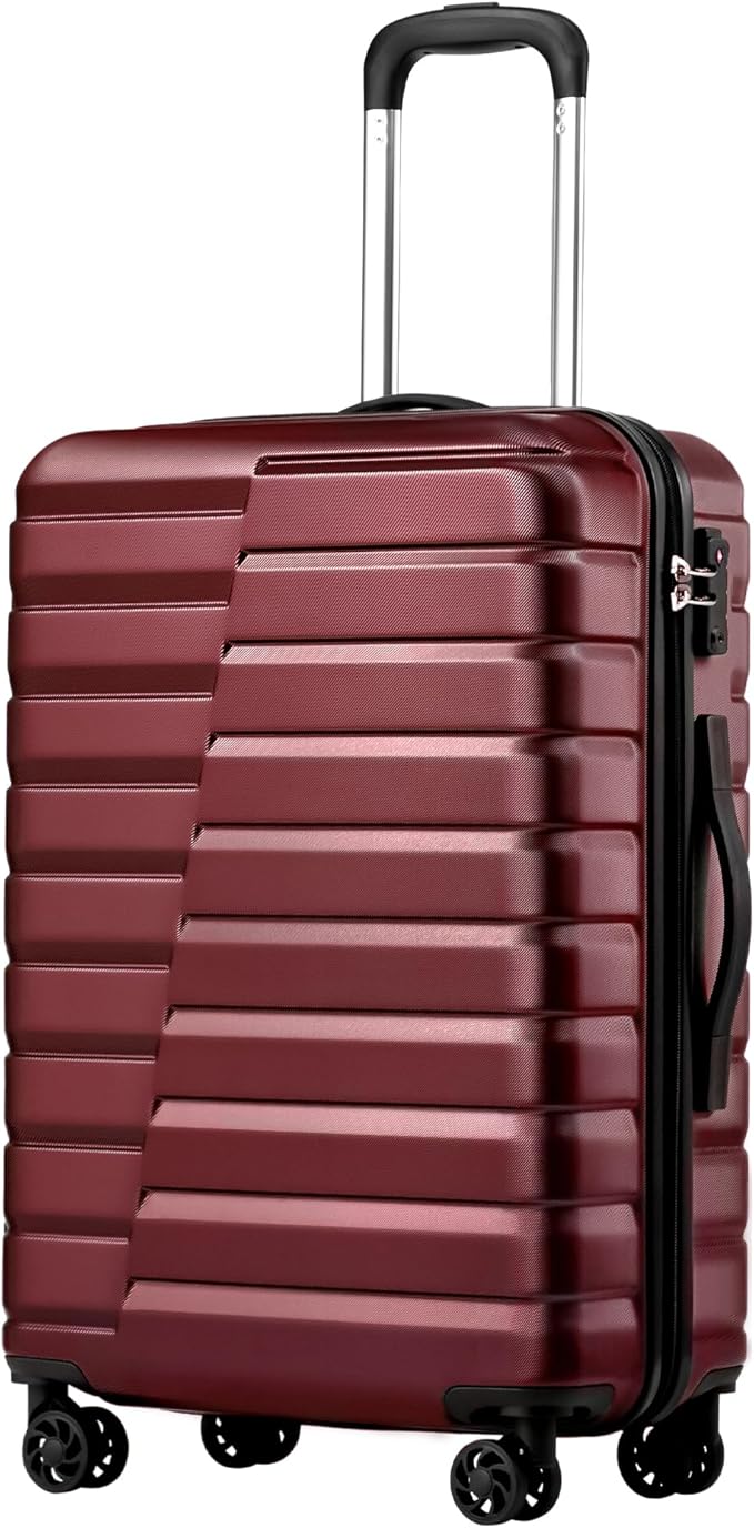 Coolife Larage Luaggage Hardside Expandable Suitcase by COOLIFE