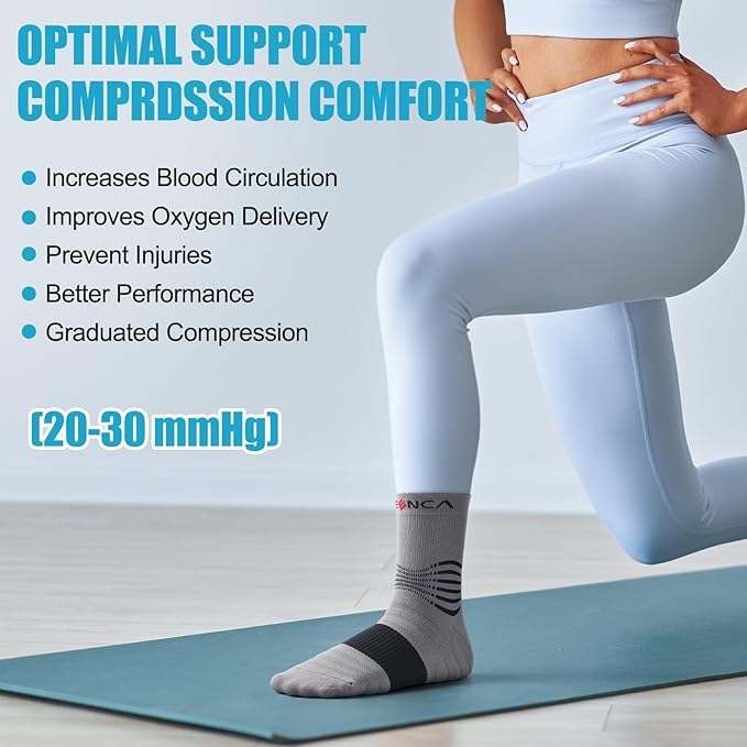 NEENCA Medical Compression Socks—2 Pairs, Ankle Socks - Image 5