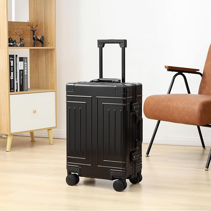 All Aluminum Magnesium 20/28 Luggage set ，Cut from Whole Aluminum Sheet，22x14x9 - Image 3