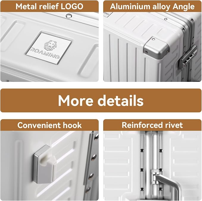 ROAMING Zipperless Luggage Airline Approved - Image 8