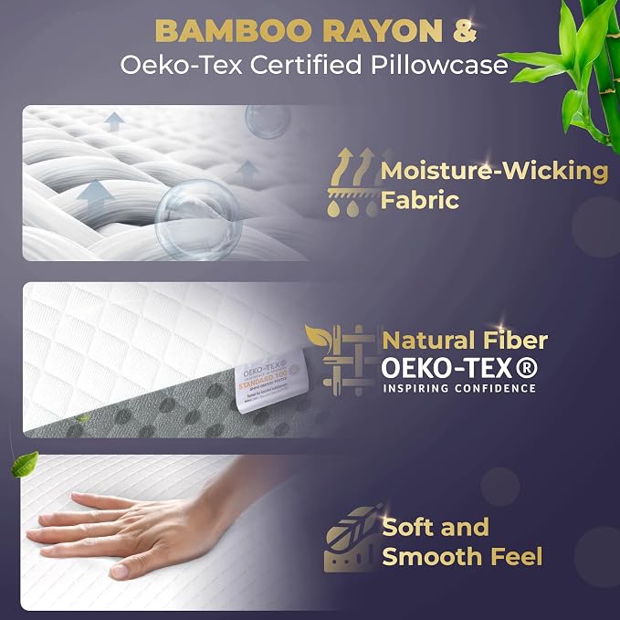 Royal Therapy Memory Foam Pillow, Neck Pain Relief, - Image 3