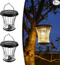 Glass Solar Lantern Outdoor, Waterproof Hanging Solar Lights by OPOIRA