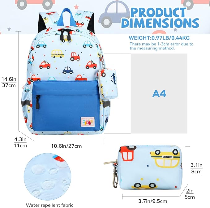 mygreen Toddler Backpack, Kids Backpack - Image 3