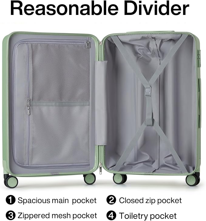 Hanke 24 Inch Luggage Suitcases - Image 5