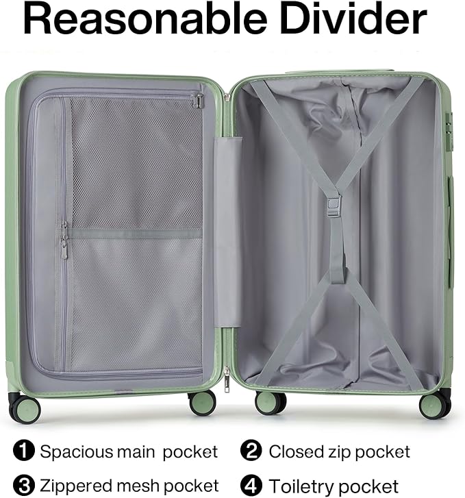 Hanke Luggage Sets 2 piece Carry On Luggage - Image 6