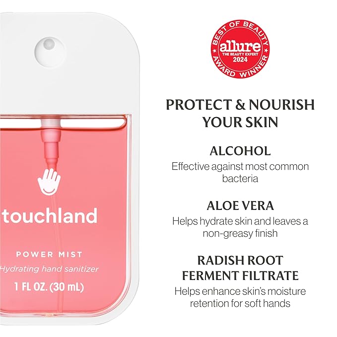 Touchland JUICY ESCAPE Body and Hand Mist Essentials, Travel Size Set - Image 5