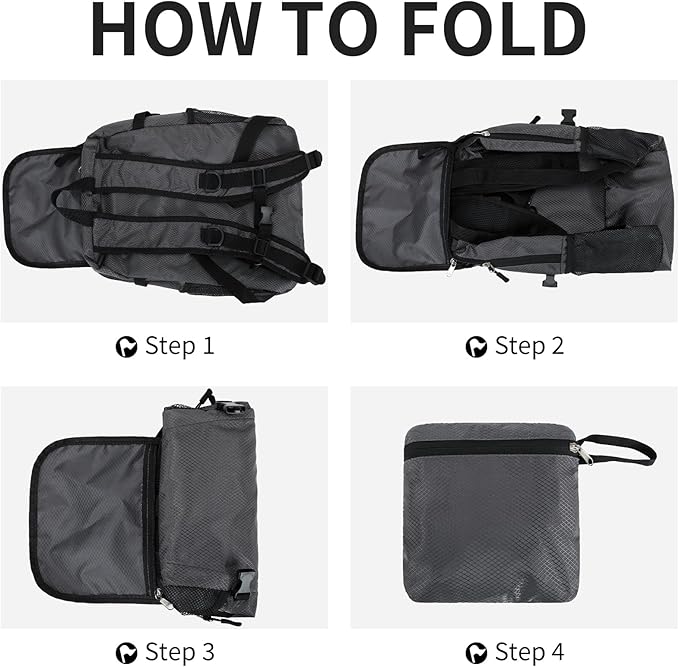 Small Hiking Daypack, 15L Waterproof Hiking Backpack Packable Lightweight - Image 5