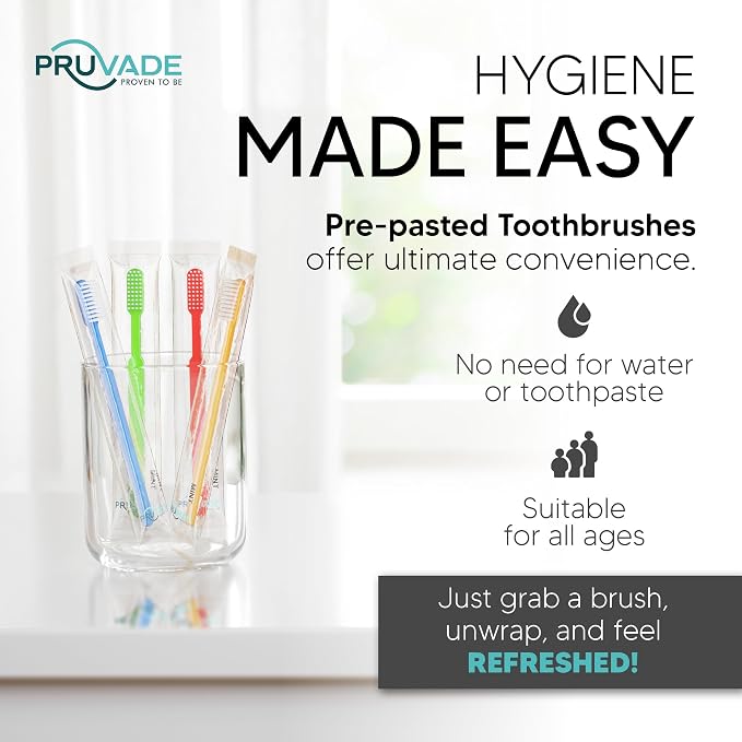 1000 Prepasted Toothbrushes Individually Wrapped - Image 6