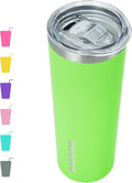 BJPKPK 20 oz Skinny Tumbler With Lid Insulated Travel Coffee Mug Stainless Steel Sublimation Water Tumblers Cup,Green by BJPKPK