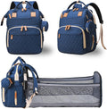 Diaper Bag with Changing Station, Waterproof 3 in 1 Baby Diaper Backpack with by Lamroro