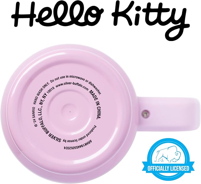 Silver Buffalo Sanrio Hello Kitty Summer Kawaii Fruits Double Walled Stainless Steel Tumbler with Handle, Fits in Standard Cup Holder, 40 Ounces - Image 7