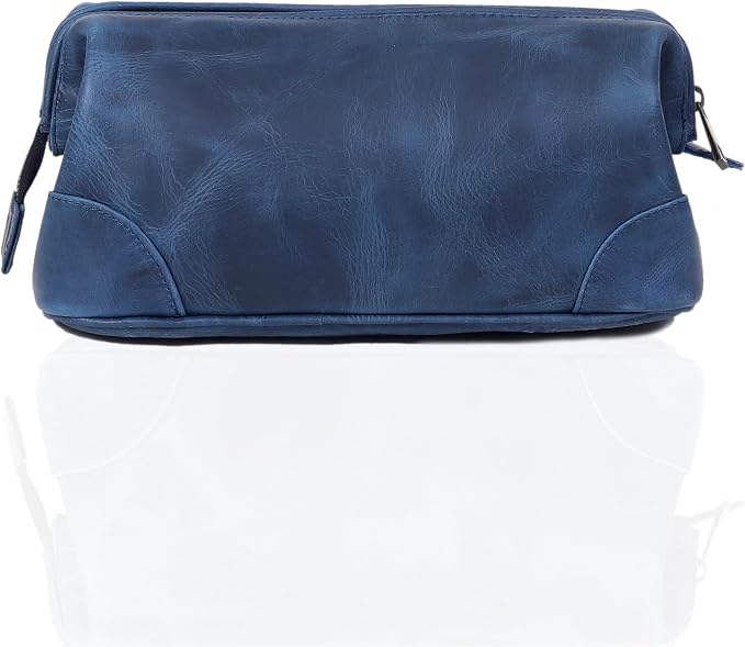 HLC Leather Toiletry Bag for Men - Image 5