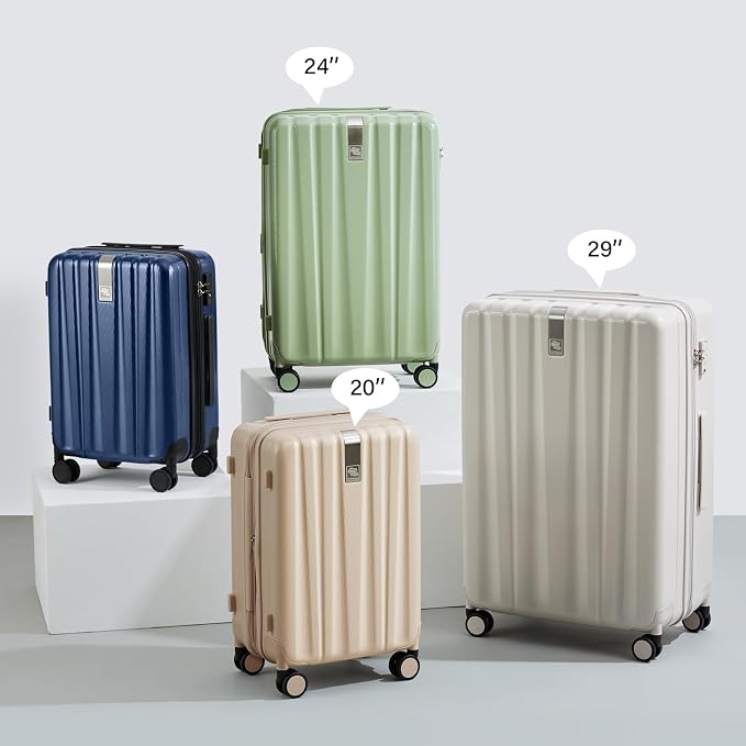 Hanke 24 Inch Expandable Checked Luggage Lightweight PC Hard Case Luggage - Image 9