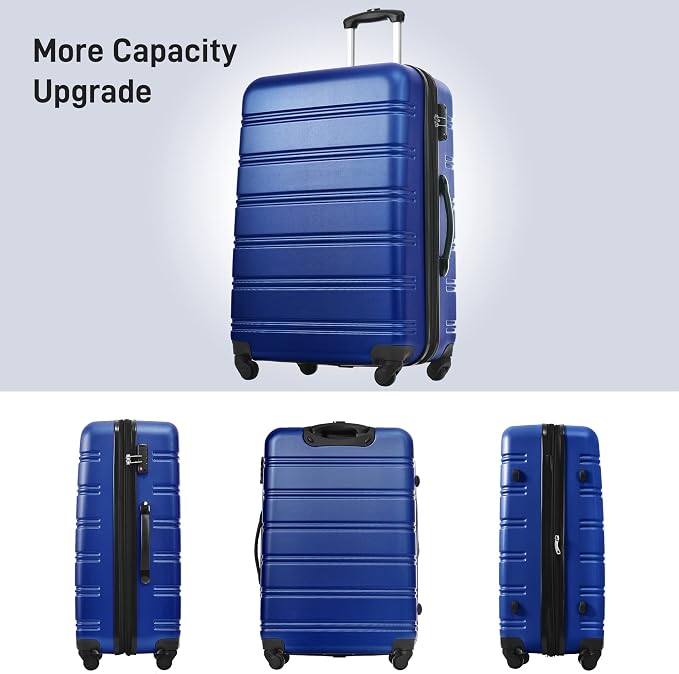 Merax Luggage sets of 3 Piece Carry on Luggage Airline Approved, Hard Case - Image 5